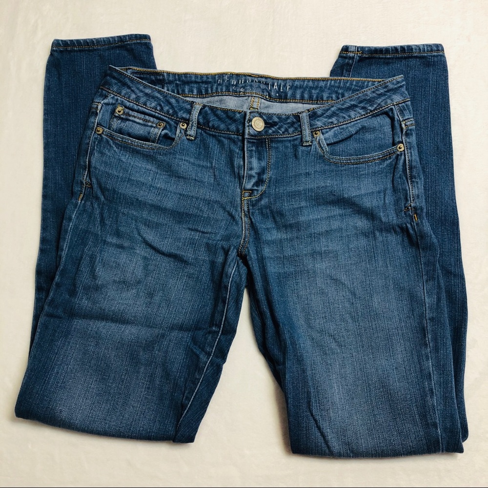 Aeropostale Skinny Jeans Medium Wash Size 8 Long